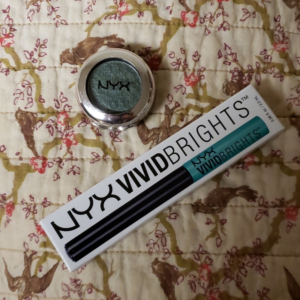 NYX Eyeshadow and Liquid Eyeliner